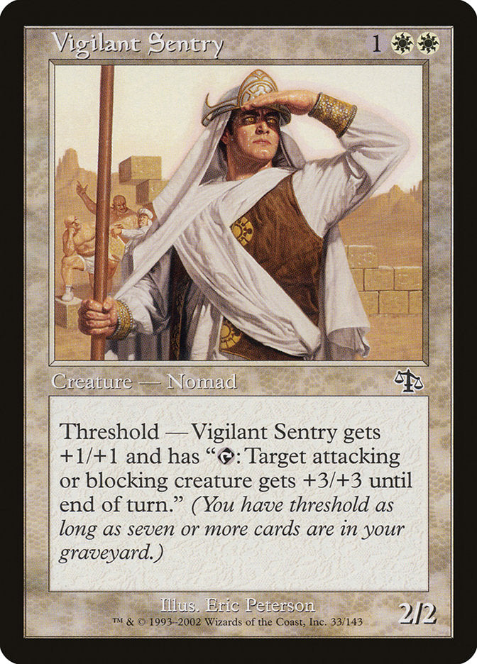 Vigilant Sentry [Judgment] | Card Citadel