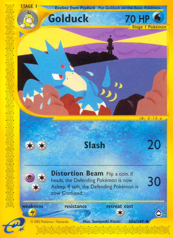 Golduck (50a/147) [Aquapolis] | Card Citadel