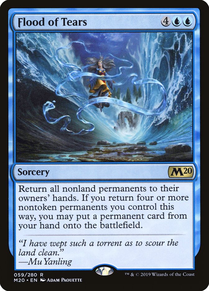 Flood of Tears [Core Set 2020] | Card Citadel