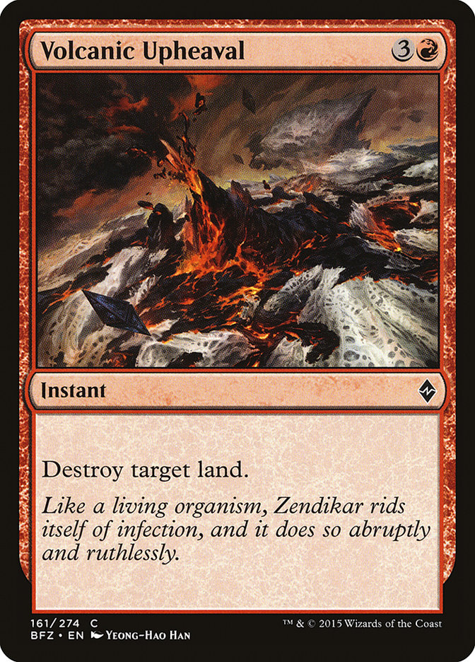 Volcanic Upheaval [Battle for Zendikar] | Card Citadel