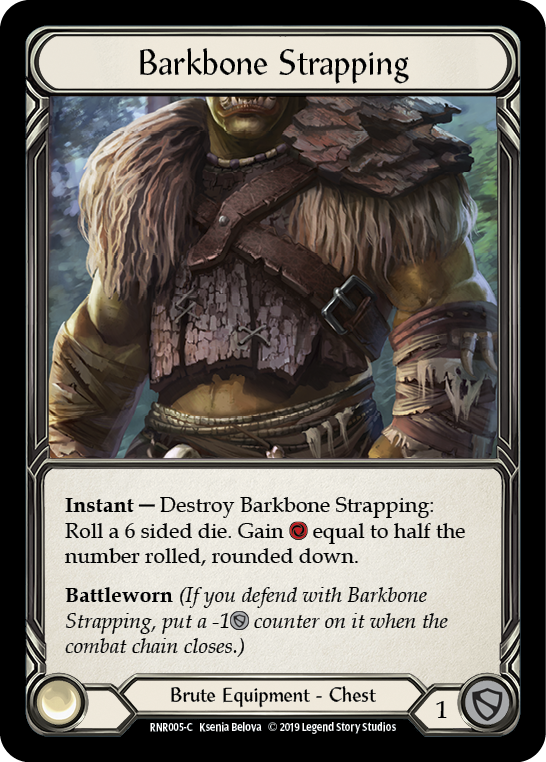 Barkbone Strapping [RNR005-C] (Rhinar Hero Deck)  1st Edition Normal | Card Citadel