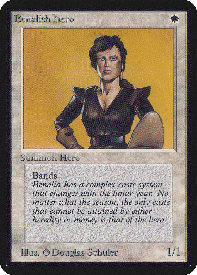 Benalish Hero [Limited Edition Alpha] | Card Citadel