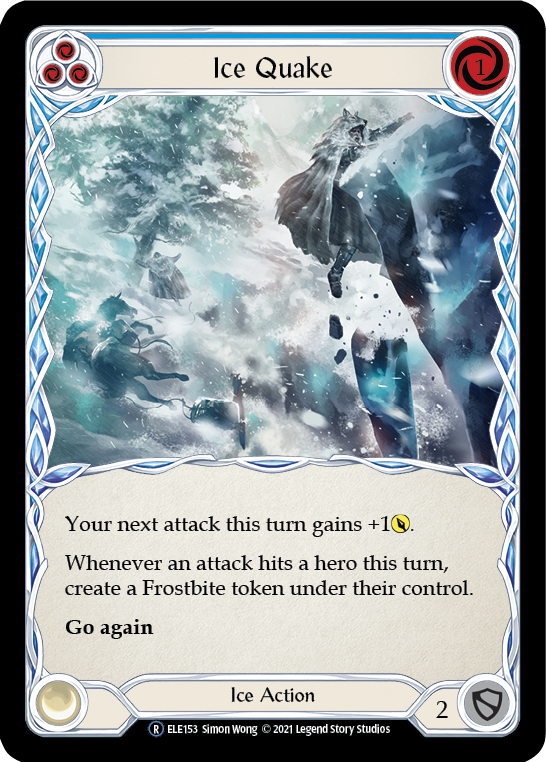 Ice Quake (Blue) [U-ELE153] Unlimited Normal | Card Citadel