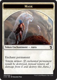 Mask // Beast (014) Double-sided Token [Commander 2018 Tokens] | Card Citadel