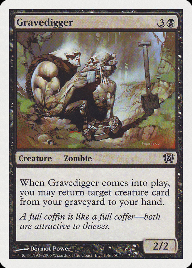 Gravedigger [Ninth Edition] | Card Citadel