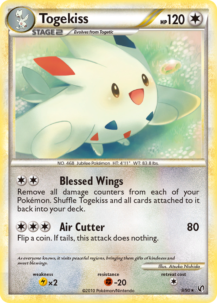 Togekiss (9/90) [HeartGold & SoulSilver: Undaunted] | Card Citadel