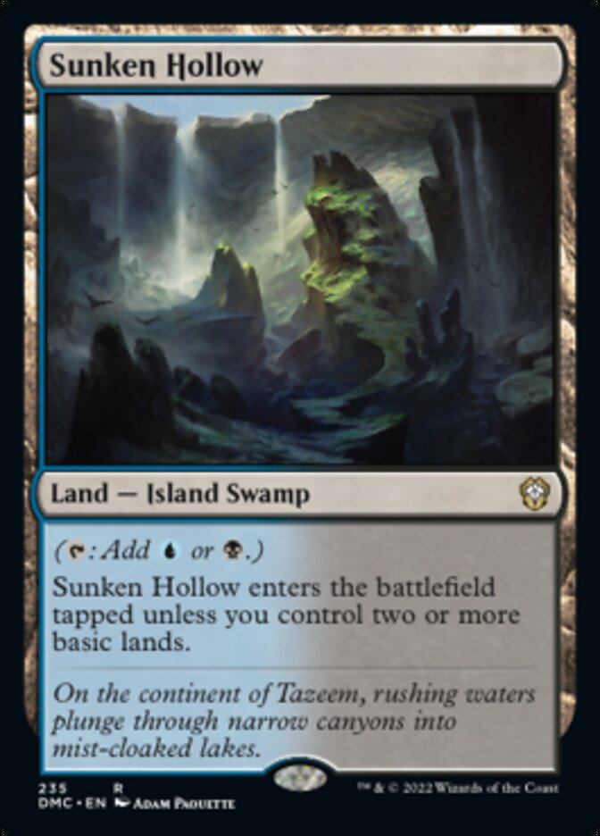 Sunken Hollow [Dominaria United Commander] | Card Citadel