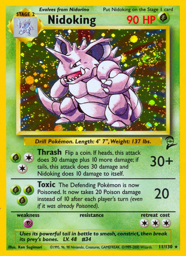 Nidoking (11/130) [Base Set 2] | Card Citadel