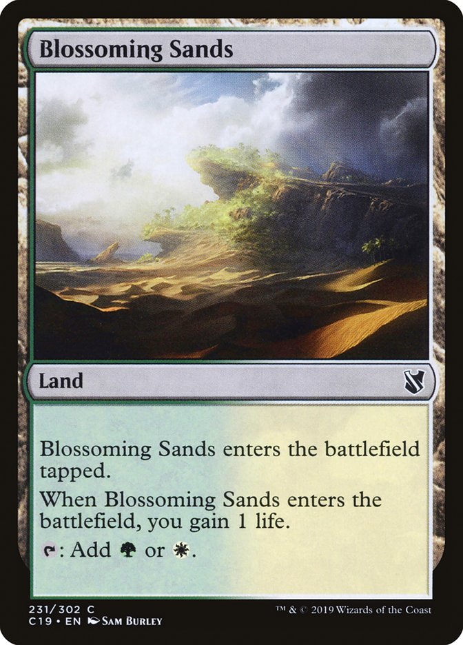 Blossoming Sands [Commander 2019] | Card Citadel