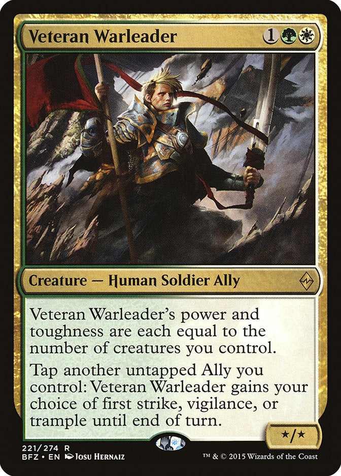 Veteran Warleader [Battle for Zendikar] | Card Citadel