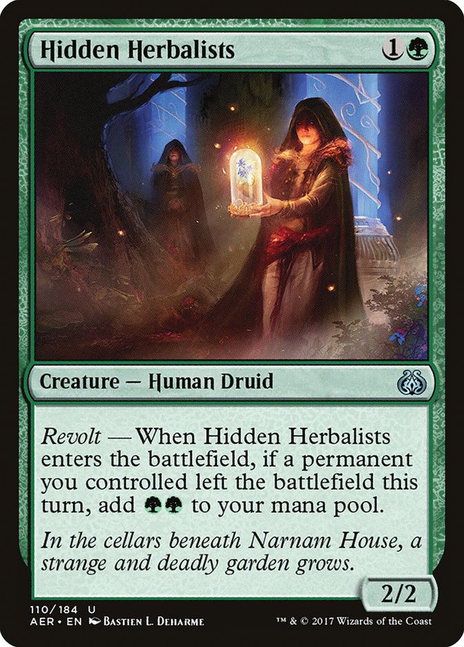 Hidden Herbalists [Aether Revolt] | Card Citadel