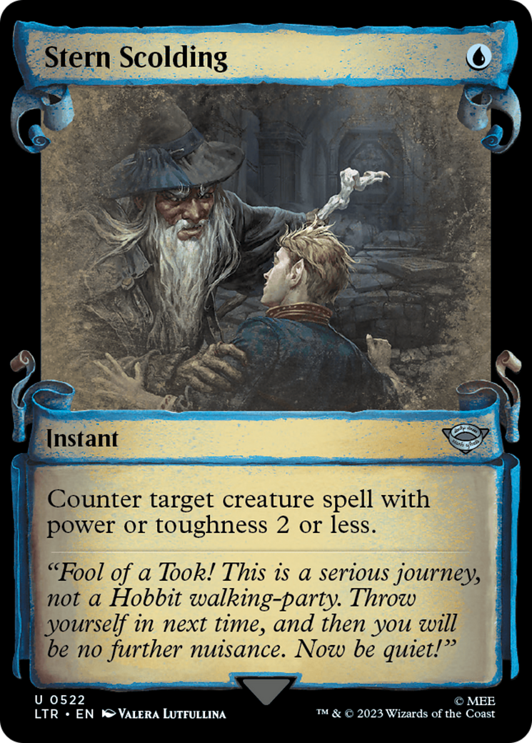 Stern Scolding [The Lord of the Rings: Tales of Middle-Earth Showcase Scrolls] | Card Citadel