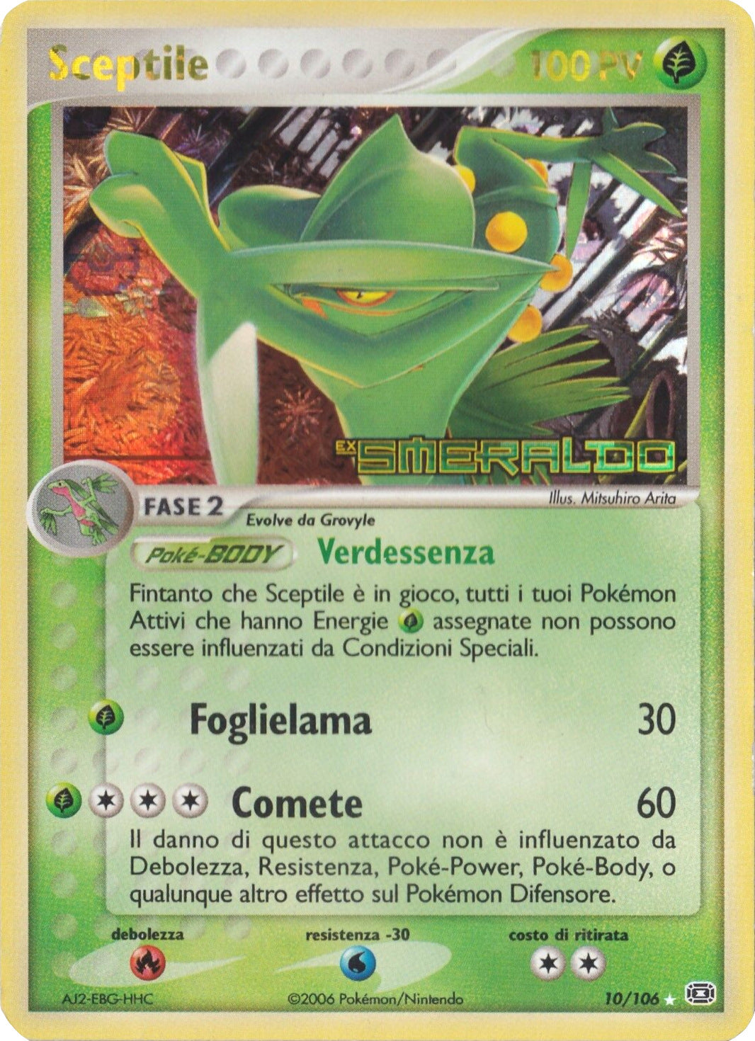 Sceptile (10/106) (Stamped) [EX: Emerald] | Card Citadel