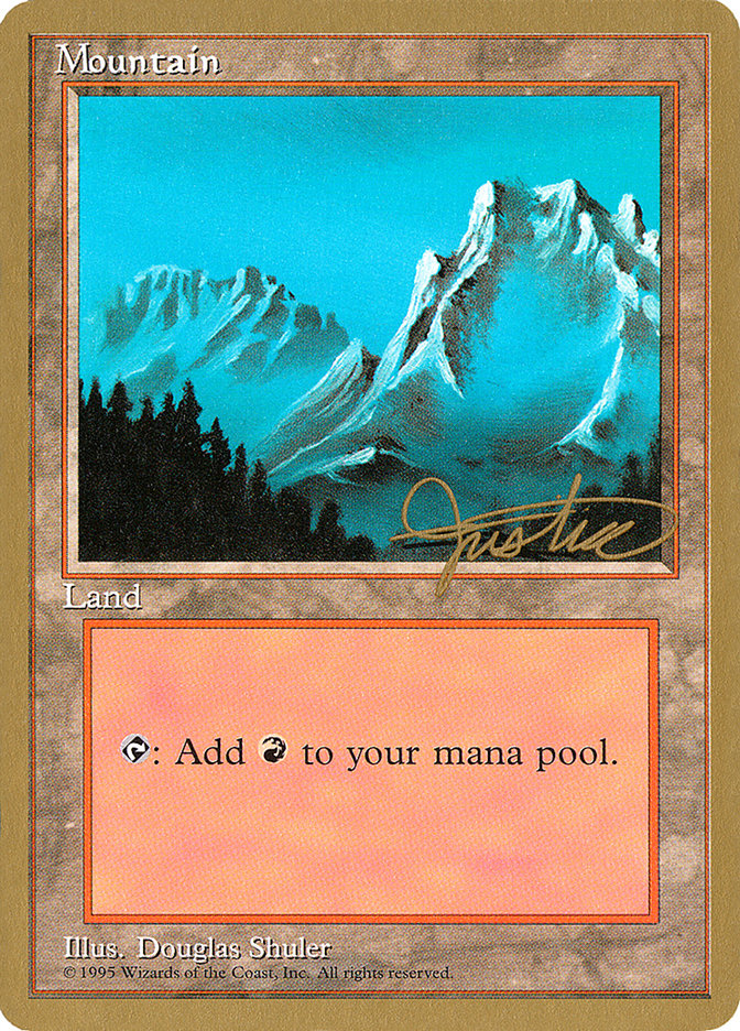 Mountain (mj374) (Mark Justice) [Pro Tour Collector Set] | Card Citadel