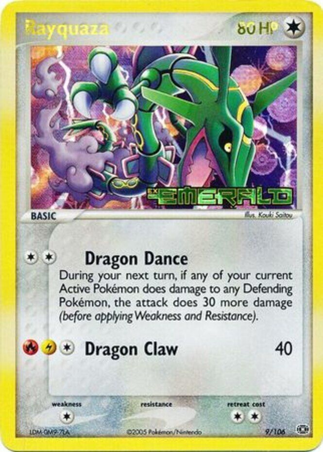 Rayquaza (9/106) (Stamped) [EX: Emerald] | Card Citadel