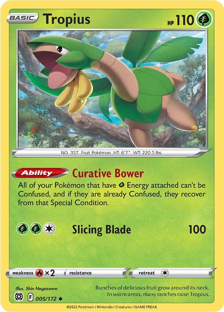 Tropius (005/172) [Sword & Shield: Brilliant Stars] | Card Citadel