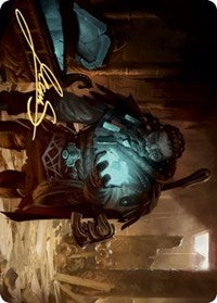 Vault Robber Art Card (Gold-Stamped Signature) [Kaldheim: Art Series] | Card Citadel