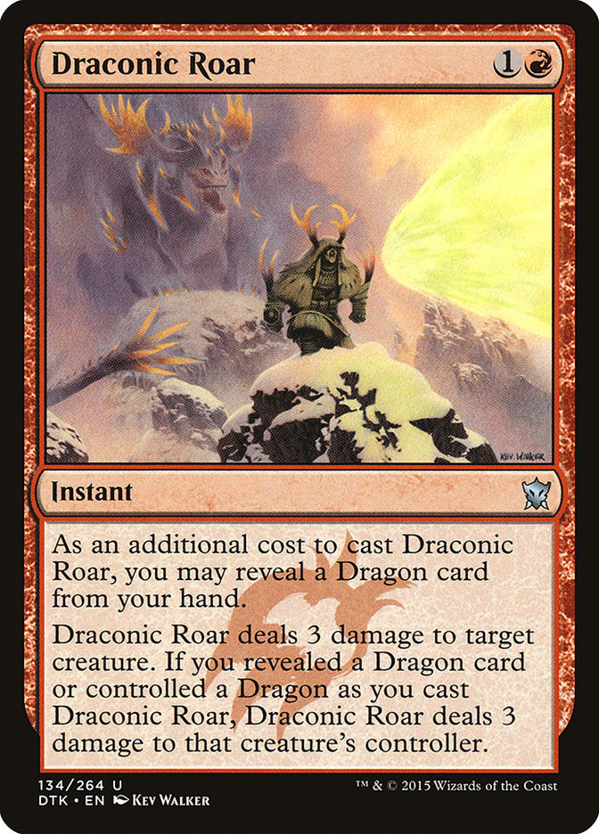 Draconic Roar [Dragons of Tarkir] | Card Citadel