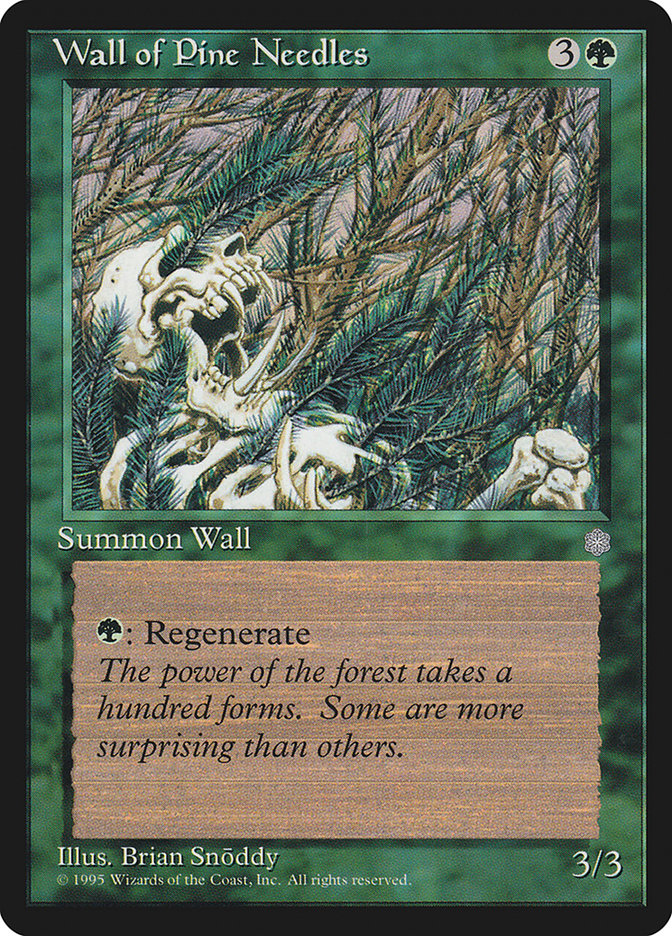 Wall of Pine Needles [Ice Age] | Card Citadel