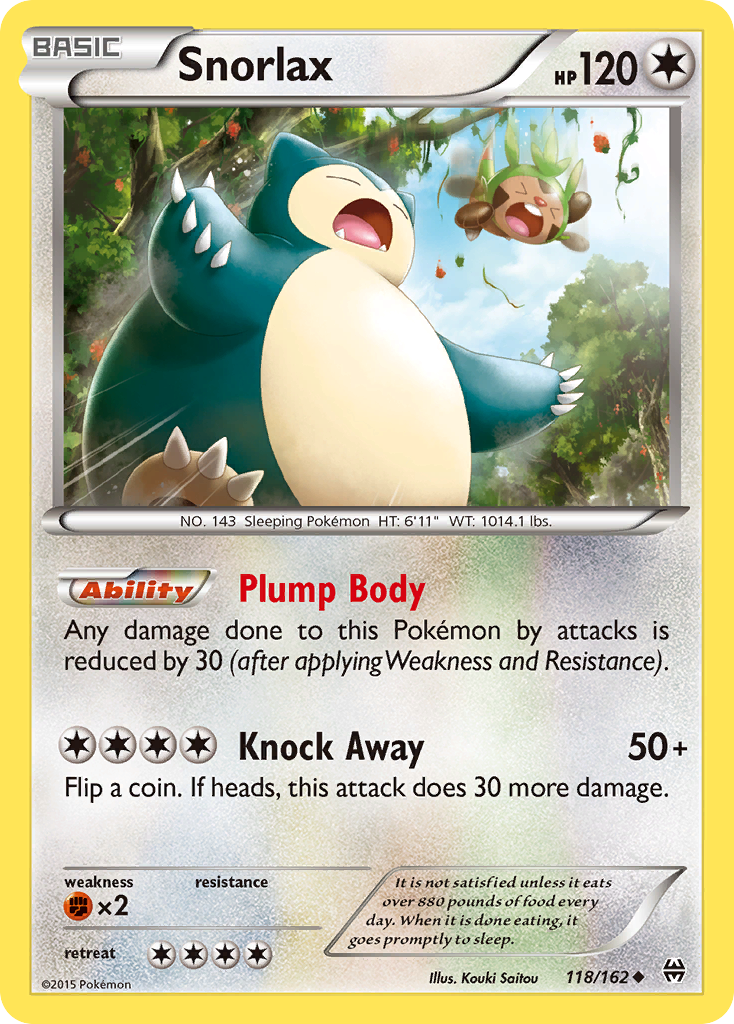 Snorlax (118/162) [XY: BREAKthrough] | Card Citadel