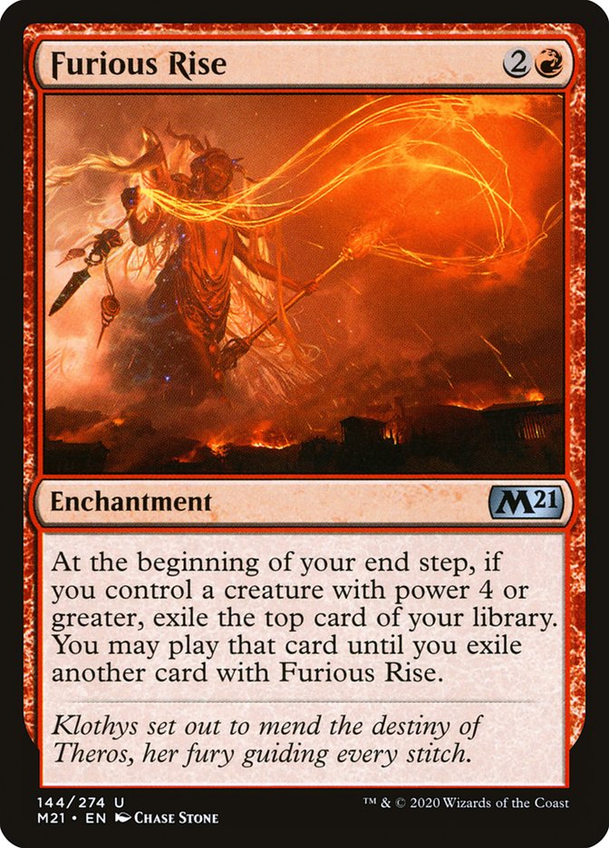 Furious Rise [Core Set 2021] | Card Citadel