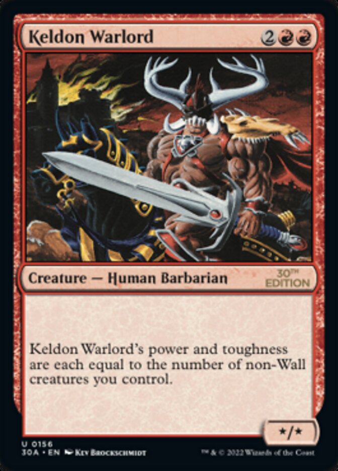 Keldon Warlord [30th Anniversary Edition] | Card Citadel