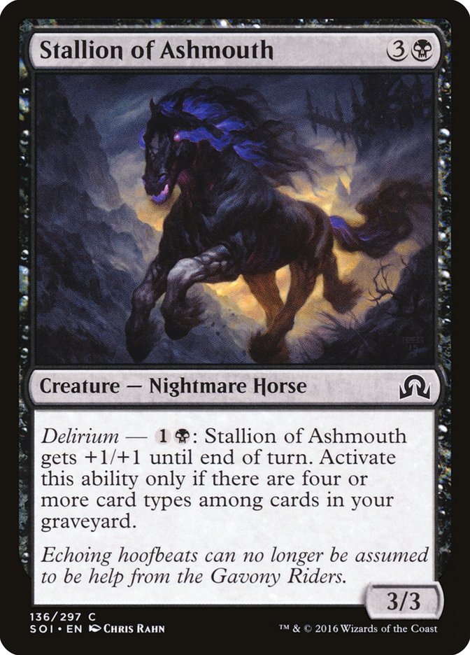 Stallion of Ashmouth [Shadows over Innistrad] | Card Citadel