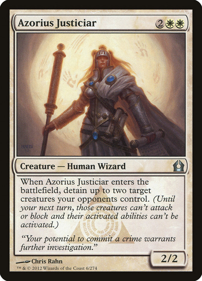 Azorius Justiciar [Return to Ravnica] | Card Citadel