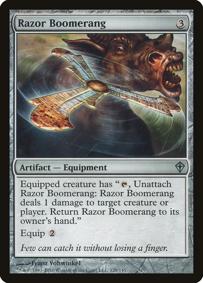 Razor Boomerang [Worldwake] | Card Citadel