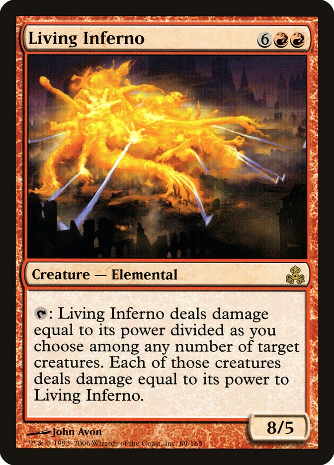 Living Inferno [Guildpact] | Card Citadel