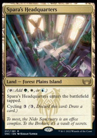 Spara's Headquarters (Promo Pack) [Streets of New Capenna Promos] | Card Citadel