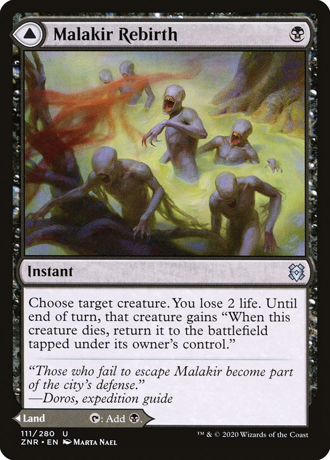 Malakir Rebirth // Malakir Mire [Zendikar Rising] | Card Citadel