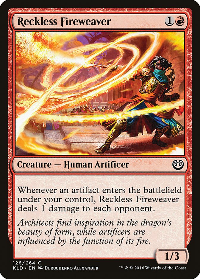 Reckless Fireweaver [Kaladesh] | Card Citadel