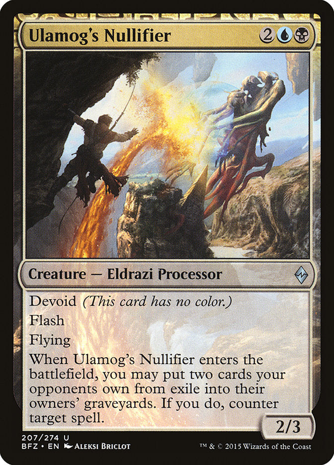 Ulamog's Nullifier [Battle for Zendikar] | Card Citadel