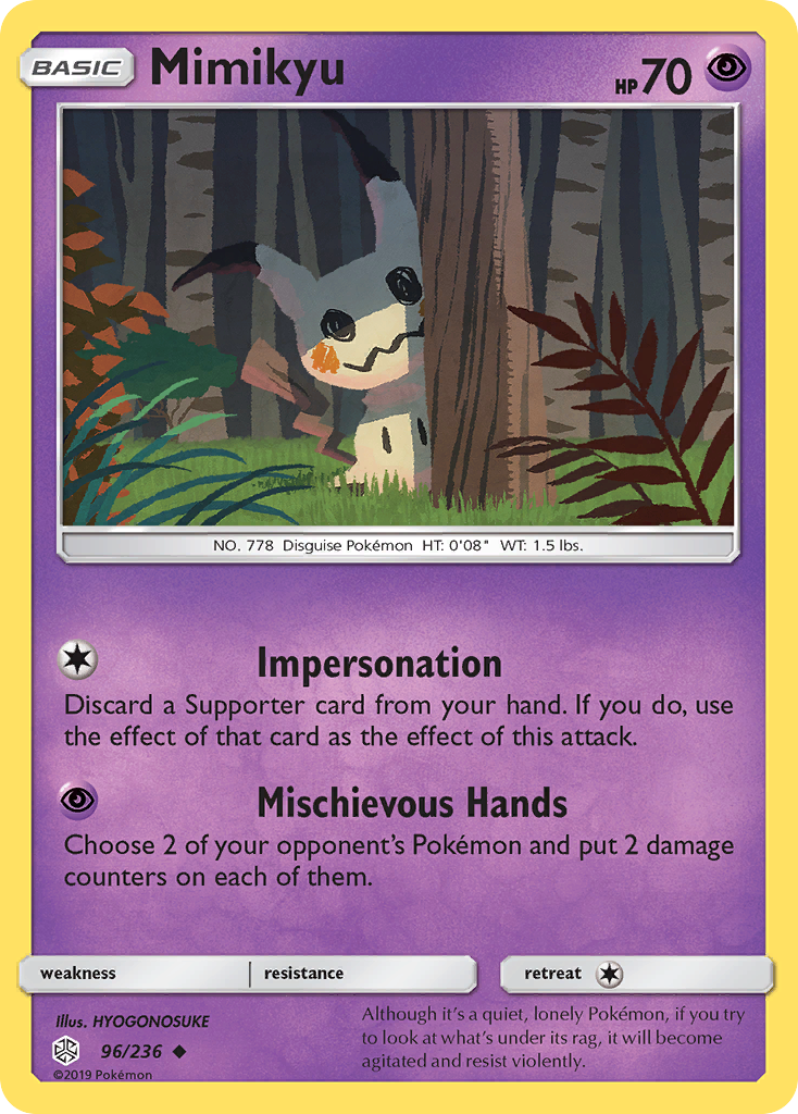 Mimikyu (96/236) [Sun & Moon: Cosmic Eclipse] | Card Citadel