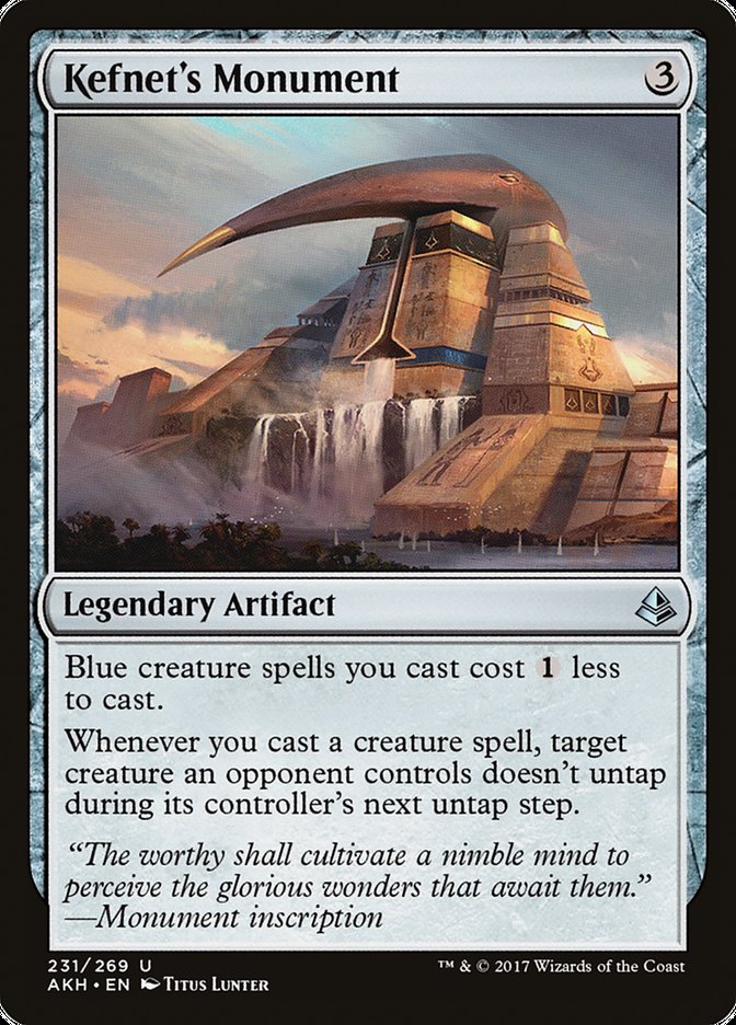 Kefnet's Monument [Amonkhet] | Card Citadel