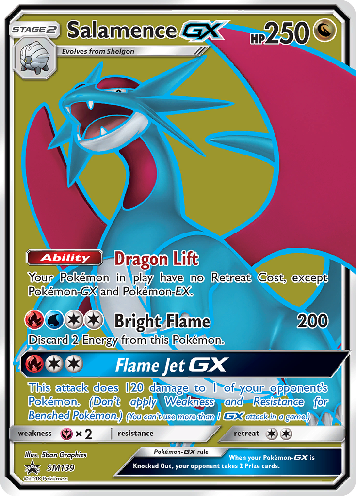 Salamence GX (SM139) [Sun & Moon: Black Star Promos] | Card Citadel