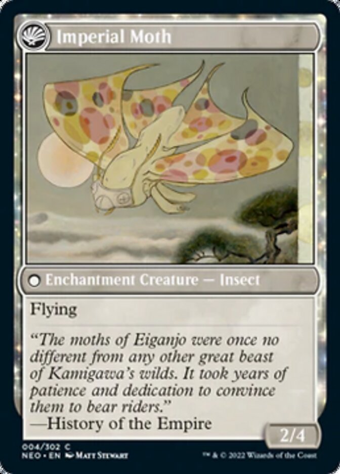 Befriending the Moths // Imperial Moth [Kamigawa: Neon Dynasty] | Card Citadel