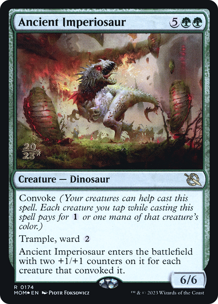 Ancient Imperiosaur [March of the Machine Prerelease Promos] | Card Citadel