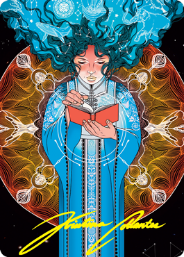 Memory Lapse Art Card (Gold-Stamped Signature) [Strixhaven: School of Mages Art Series] | Card Citadel