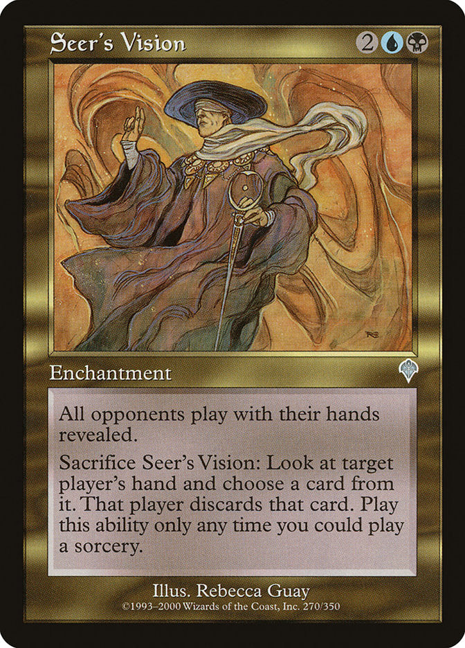 Seer's Vision [Invasion] | Card Citadel