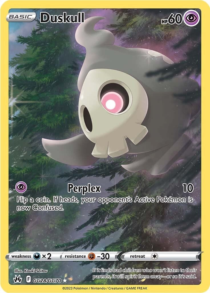 Duskull (GG28/GG70) [Sword & Shield: Crown Zenith] | Card Citadel