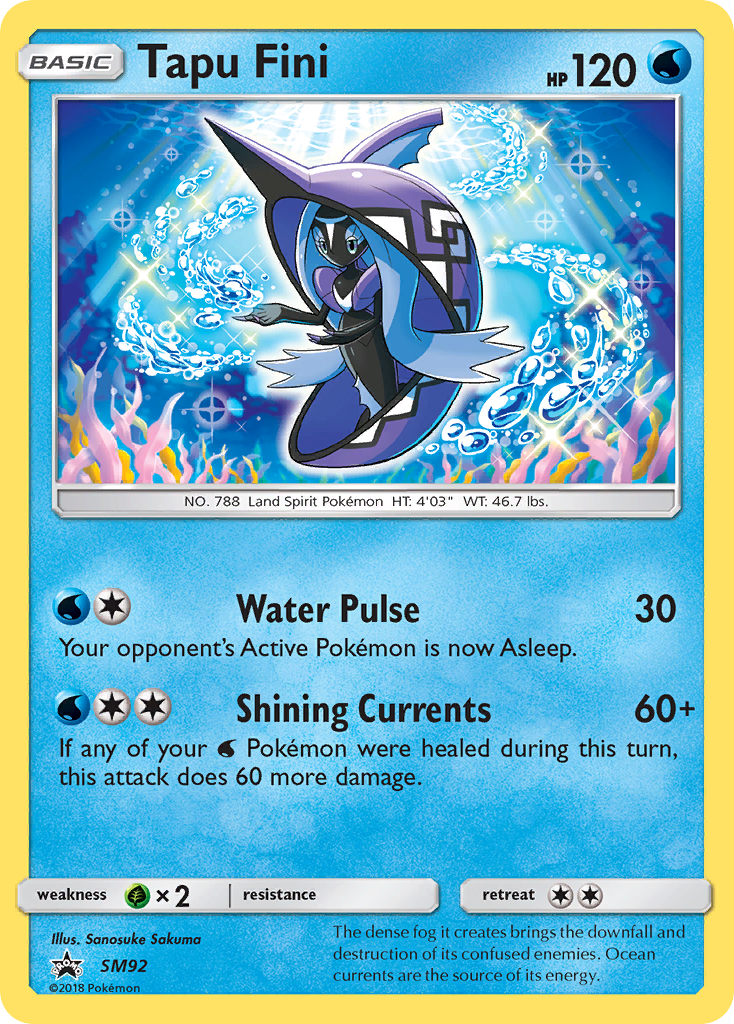 Tapu Fini (SM92) [Sun & Moon: Black Star Promos] | Card Citadel