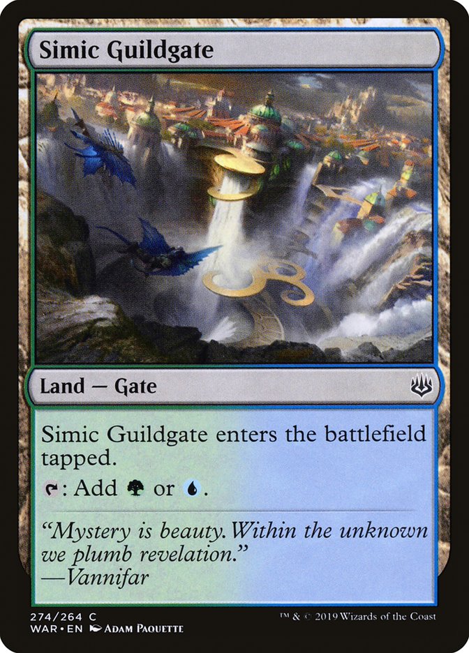Simic Guildgate [War of the Spark] | Card Citadel