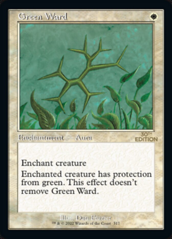 Green Ward (Retro) [30th Anniversary Edition] | Card Citadel
