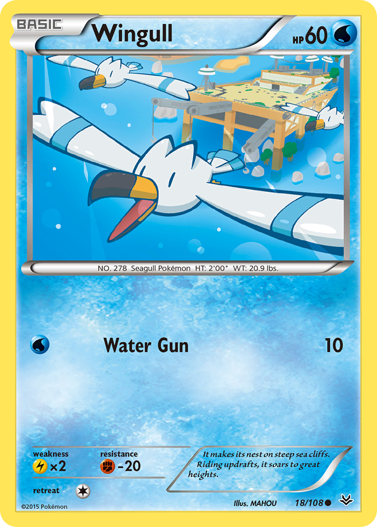 Wingull (18/108) [XY: Roaring Skies] | Card Citadel