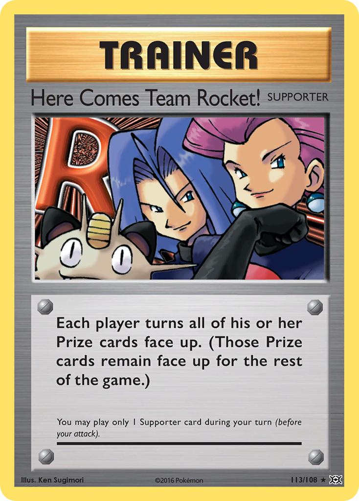 Here Comes Team Rocket! (113/108) [XY: Evolutions] | Card Citadel