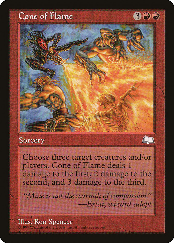 Cone of Flame [Weatherlight] | Card Citadel