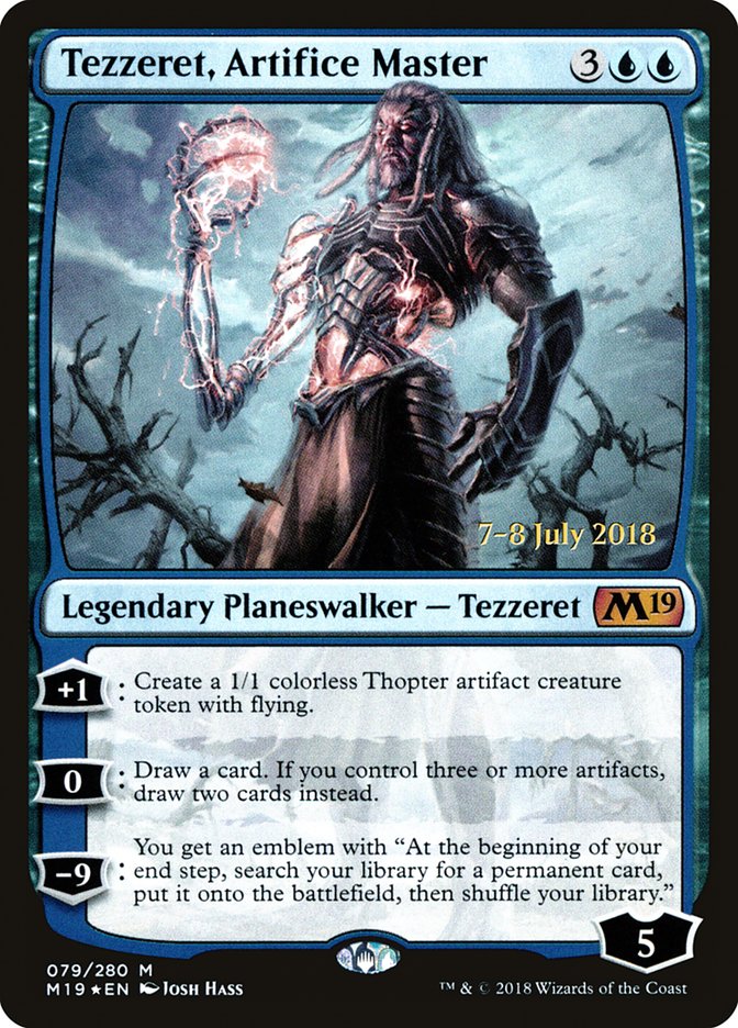 Tezzeret, Artifice Master [Core Set 2019 Promos] | Card Citadel