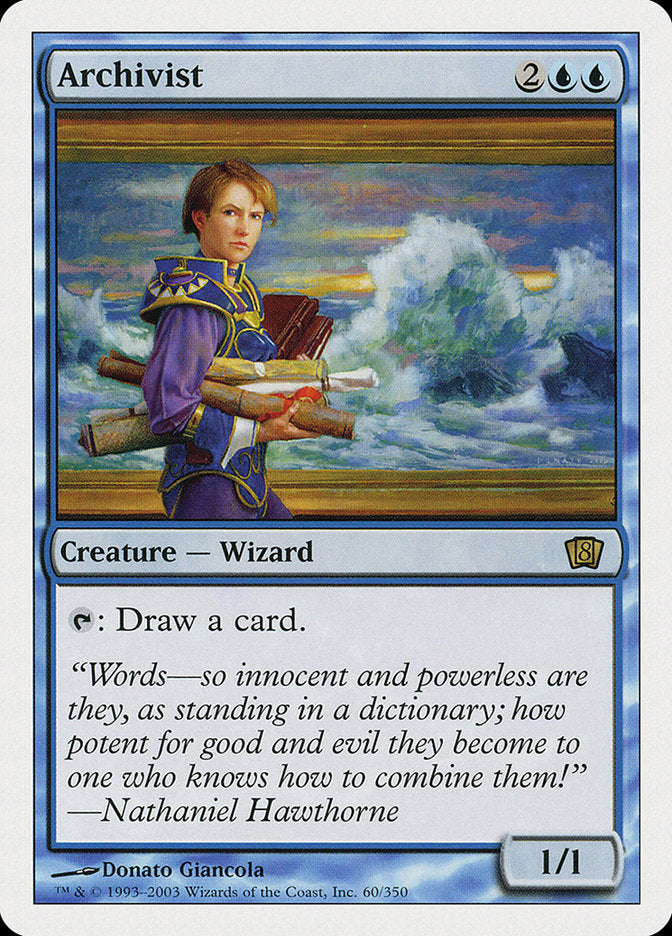 Archivist [Eighth Edition] | Card Citadel